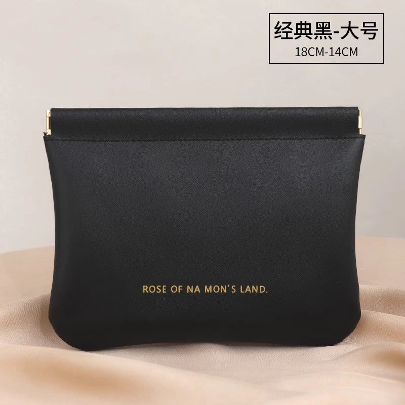 Multifunctional Cosmetic Makeup Storage Bag Black (large size) 