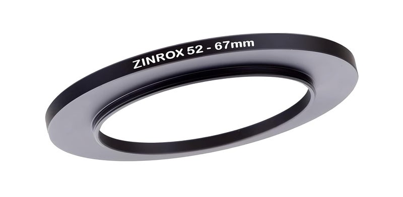 ZINROX® 52-67mm Step Up Lens Filter Adapter Ring, Set of 1 Piece - Size : 52mm to 67mm Stepping Ring - Image 1