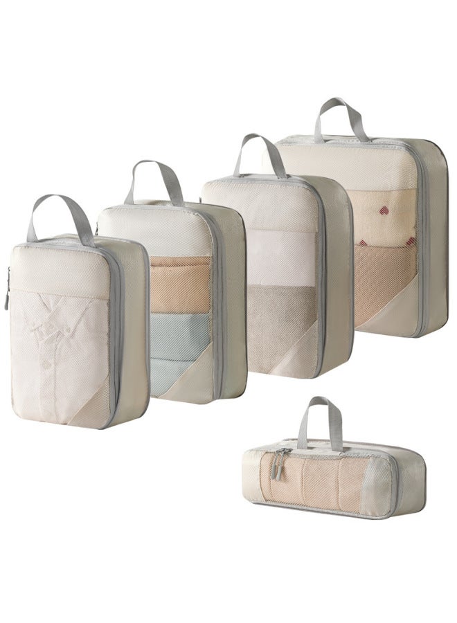 New Compression Storage Bag Travel Storage Bag 5 Piece Set Toiletries Storage Bag Clothes Duffel Bag Travel Bag