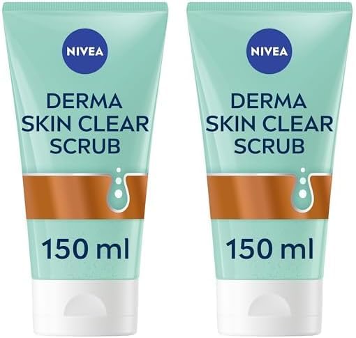 نيفيا ديرما سكين كلير سكراب مقشر للوجه بحمض الساليسيليك مع النياسيناميد لتنظيف المسام وتحسين ملمس البشرة 150 مل عبوة من 2