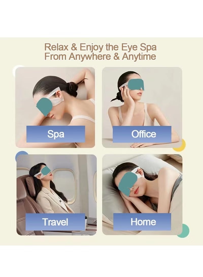 Steam Eye Mask,10 Packs Heated Eye Mask Warm Compress for Eyes Disposable Heated Sleep Eye Mask for Dry Eyes Dark Circles Relax Comfortable Self Heating Warm Eye Mask for Travel Home Office - Image 3