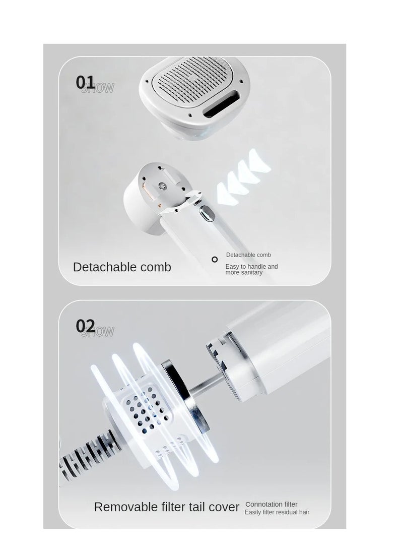 general Dog and Cat Smart Blow Comb Air Dry Roller Lift Built-in Hair Dryer Stripper for Grooming - Image 4