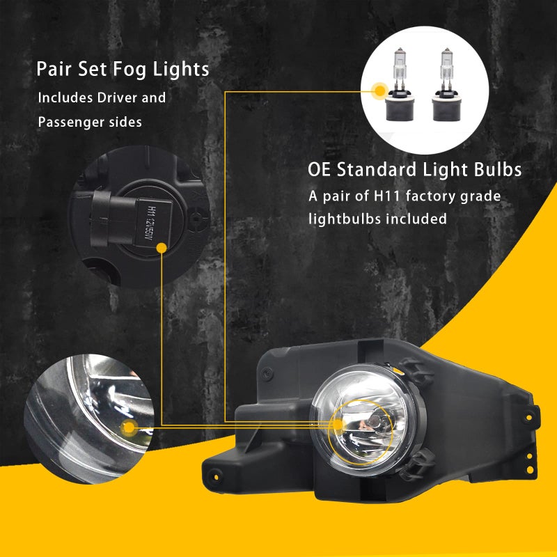 Boxlight LED Fog Lights/Fog Light Assembly Halogen (Ford, 2013-2015 Explorer - Halogen) - Image 4