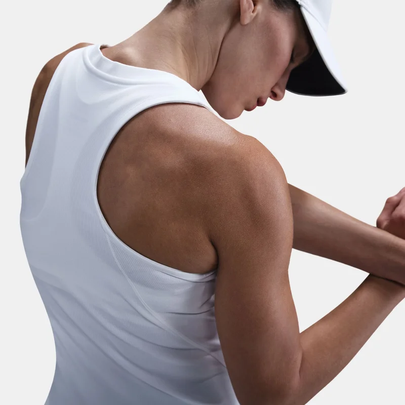Nike White Women's NikeCourt Advantage Dri-FIT Tennis Tank Top for Women | Best Price UAE