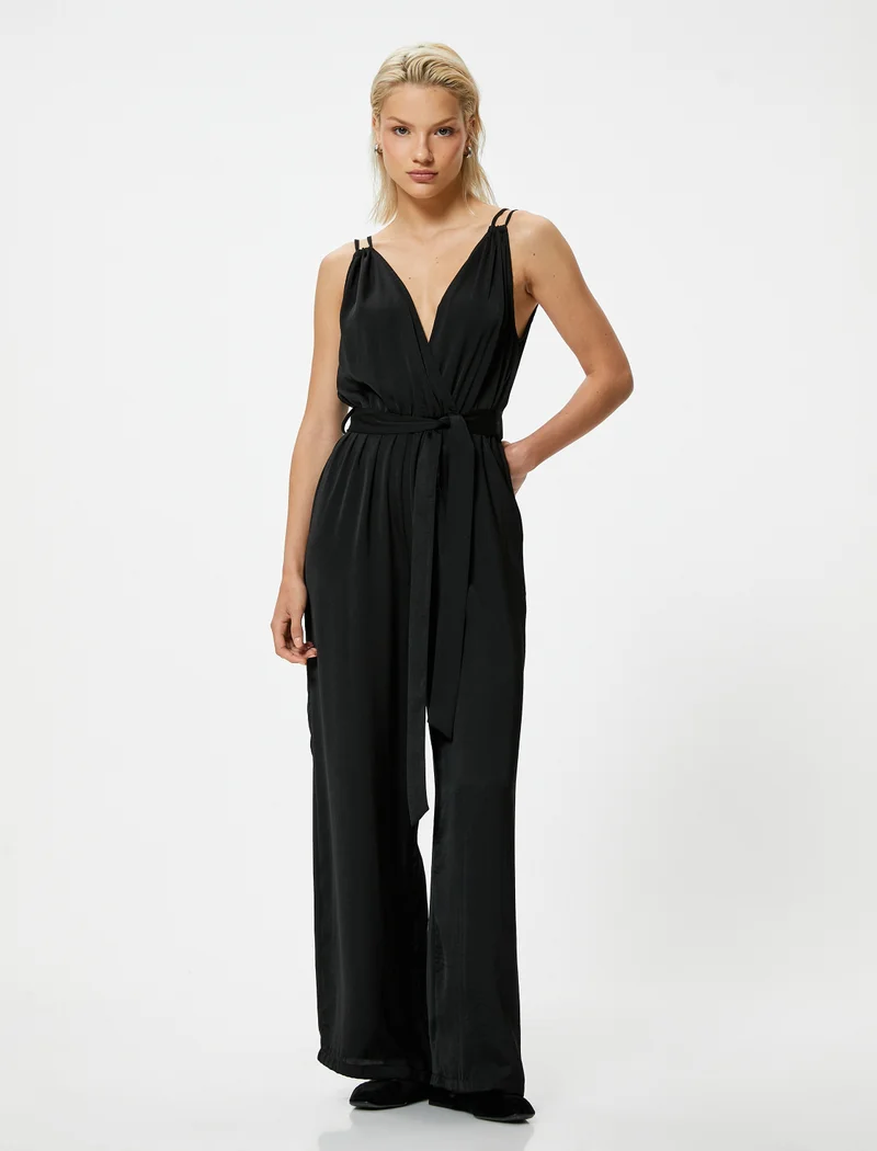 كوتون Strappy Overalls