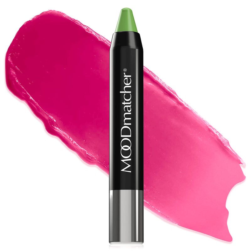MOODmatcher Twist Stick Original Color-Change Lipstick, Red-12 Hour Long Wear, Waterproof, Ultra Hydrating With Aloe & Vitamin E, Smudgeproof, faderproof & Kissproof (Green) - Image 1