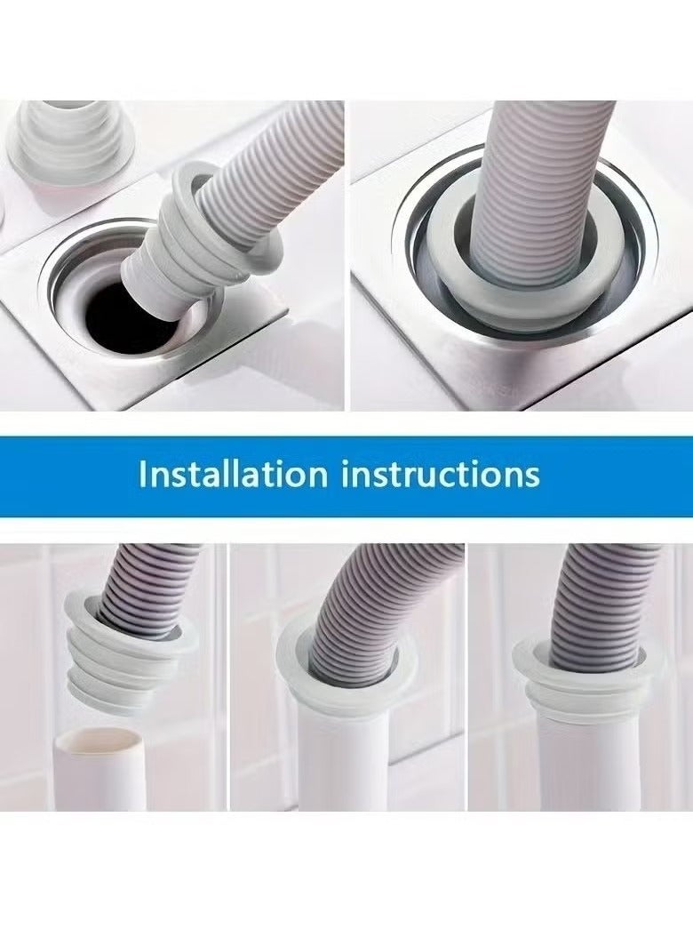 4pcs قابس تصريف السيليكون العالمي-خالي من الرائحة ، متينة وسهلة التثبيت للمطبخ والحمام والغسيل ، قابس الختم المضاد للمواد الصرف - Image 4