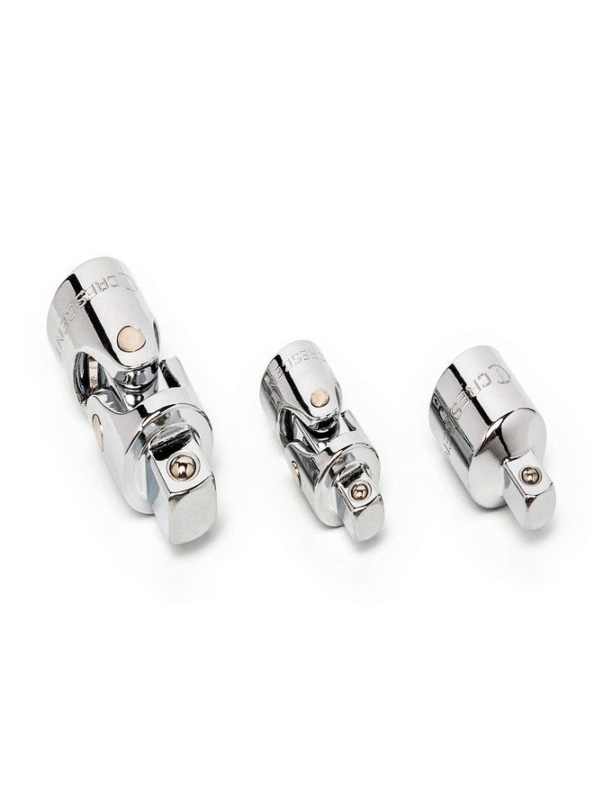 Crescent 3 Piece 1/4" & 3/8" Drive Universal Joint and Adapter Set - CDTA14C - Image 4