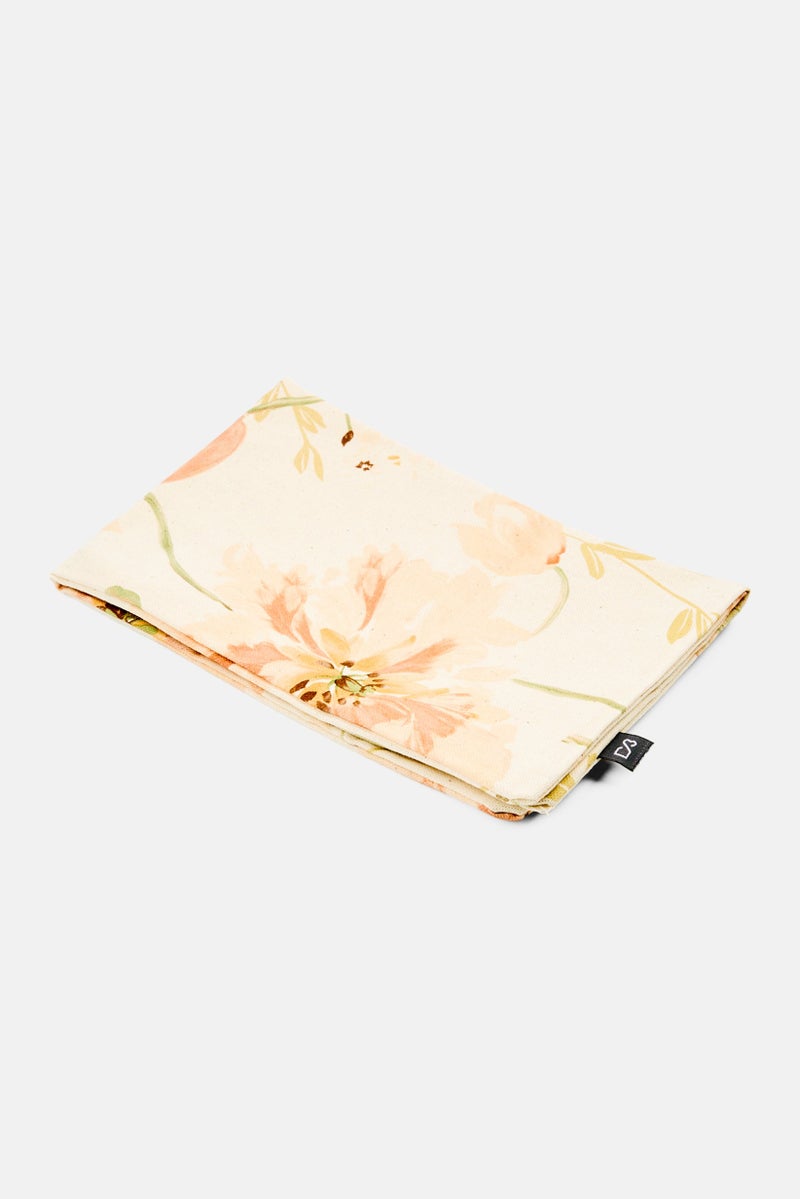 Muy Mucho Floral Printed Cushion Cover 30 x 50 cm, Beige Combo  - Image 2