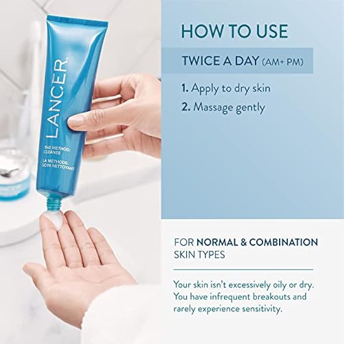 Lancer Skincare The Method: Cleanse Face Cleanser, Daily Face Wash with Salicylic Acid, Bonus Size, (Skin Type), 8 Fluid Ounces - Image 4