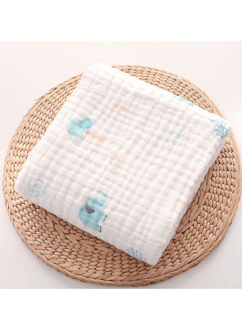 منشفة حمام مطبوعة بكارتون من القطن النقي