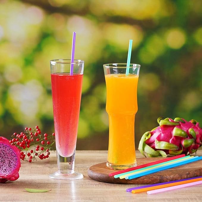 Premium 6 mm Multi-Color Straight Plastic Drinking Straws for Hot & Cold Drinks – Pack of 200 - Image 4