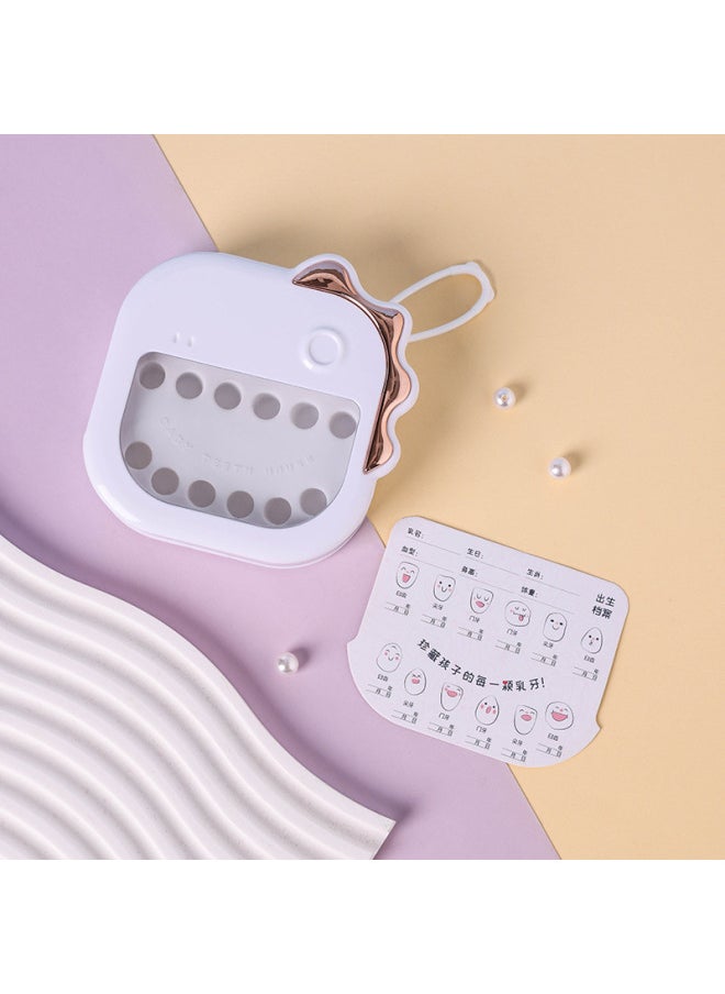 Generic Baby Teeth Storage Box Children's Baby Teeth Commemorative Box Girls And Boys Teeth Collection Box Teeth Replacement Commemorative Teeth Box-Color:Pink  - Image 3