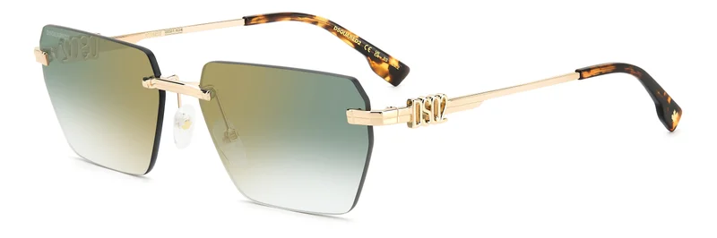 DSQUARED2 Rectangular Geometrical Sunglasses Frames