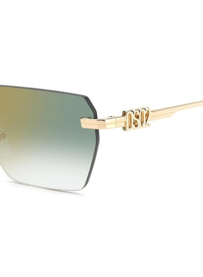 ديسكويرد2 إطارات نظارات هندسية مستطيلة