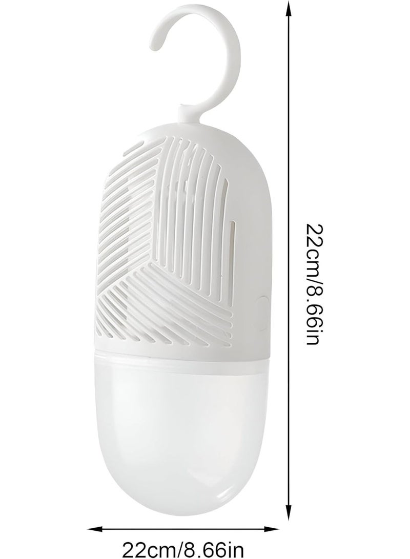 جهاز امتصاص الرطوبة المعلق - مزيل رطوبة قوي للخزائن والحمامات والسيارات والمزيد - يزيل الروائح الكريهة ويمنع نمو العفن - Image 2