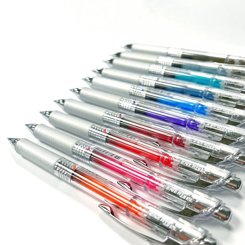 Pentel EnerGel Ink Ballpoint Pen (EnerGel Infree), 0.7mm ball, 10 Color Set (BL77TL-10) - Image 3