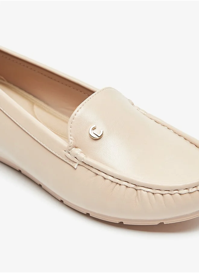 Le Confort Textured Slip-On Loafers