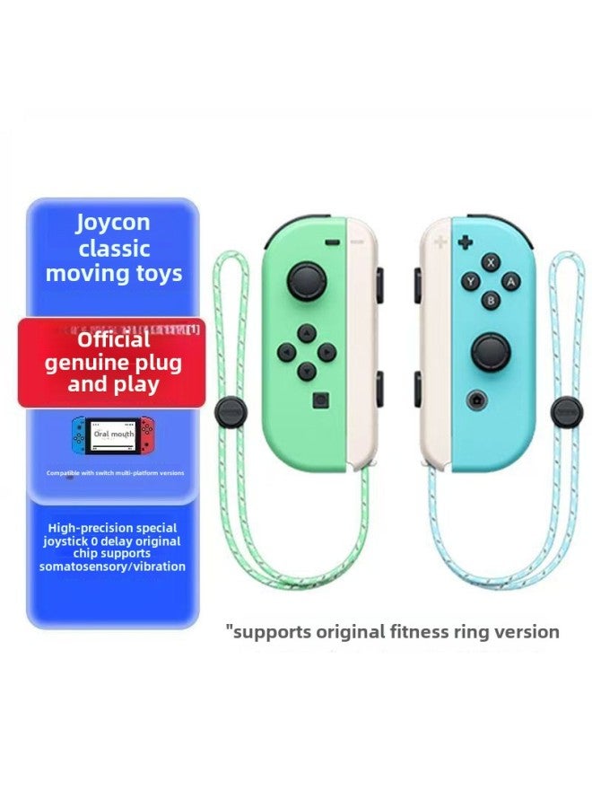 Joycon Game Handle Left And Right Separation Handle Wireless Bluetooth Belt Wake-up With Hand Rope Switch Handle Cross-border-Product Color:Movingsen Limited Edition (with Ordinary Hand Strap) (supports Fitness Rings)  - Image 1