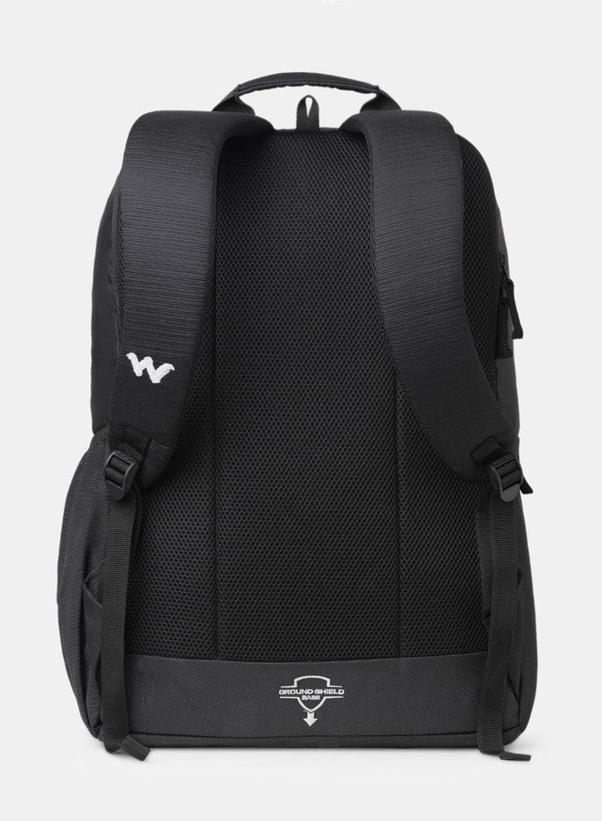 Wildcraft Drifter 42 Laptop Backpack With RainCover for Man & Women, 42L Ideal bags for men Office use/School/College Boys and Girls, 3 Compartment Bag, Black - Image 4