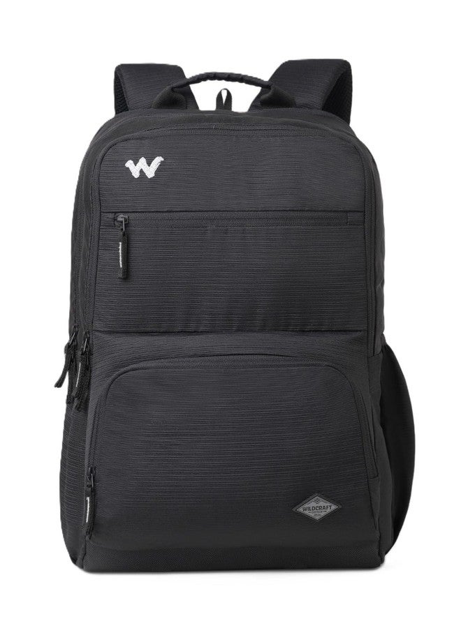 Wildcraft Drifter 42 Laptop Backpack With RainCover for Man & Women, 42L Ideal bags for men Office use/School/College Boys and Girls, 3 Compartment Bag, Black - Image 1