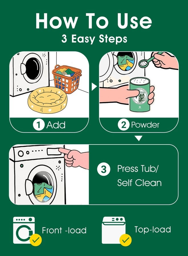 Seedshub Pet Hair Remover for Laundry - Dog & Cat, 96.7% Hair Dissolution, Detergent + Stain Remover, 6-Month Supply, HE/Top/Front-Load Compatible, Removes Residue & Odors, Septic Safe - Image 4