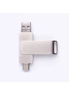 Generic Otg Cable Type-c1TB Solid-state U Disk Type-c Mobile Phone U Disk Computer Dual-purpose Dual-interface Mobile-Color:Silver-Capacity:1G-1TB  - Image 2