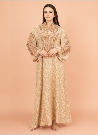 Crystal and Thread Elegance Jalabiya IK1010 Brown - pzsku/ZC44FFD8C0E55EBD4608BZ/45/_/1740560379/e974e6f8-9526-4c63-a0cc-1679824a6f26