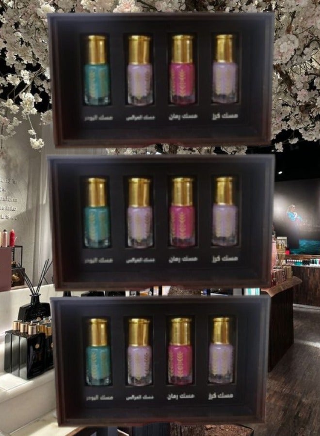 3 Pieces Perfume Oil Musk Set 3ml