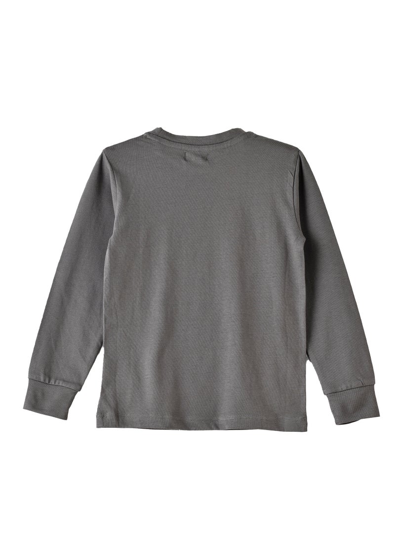 JAM Boys Grey Music Graphic T-Shirt  - Image 2