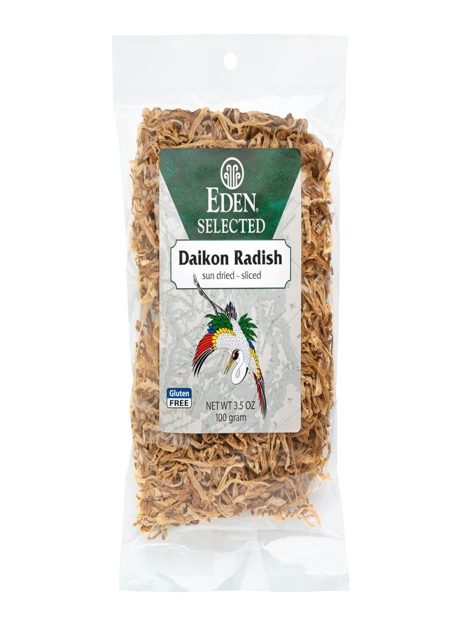 Eden Daikon Radish, Sun Dried and Finely Sliced, Traditionally Made in Japan, 3.5 oz - Image 1