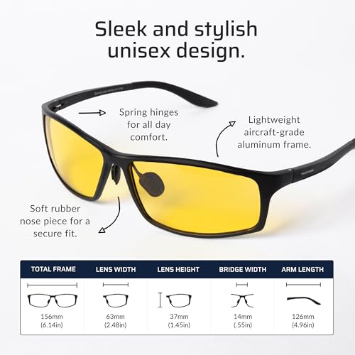 TrueDark Daylights Amber Elite Blue Light Blocking Glasses - Designed to Reduce Eye Strain and UV Glare From Computer Screen, Gaming, TV, Phone - For Men & Women by Dave Asprey - Image 5