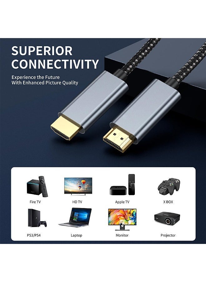 Mi VAZA - HDMI 2.1 Cable - HDTV - 8K UHD - Ultra High Speed HDMI Cord - Support 4K - Suitable for Computer Monitors, Projectors, TV, PS5, PS4, Xbox, Switch - Image 1