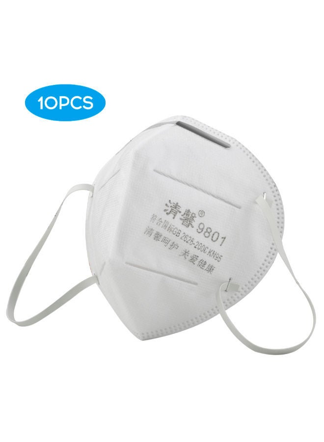 نيبمينينت مجموعة كمامات وجه واقية KN95 ناعمة وجيدة التهوية للاستعمال لمرة واحدة من 10 قطع - Image 2