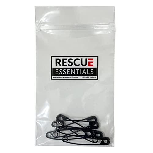 Rescue Essentials Black Safety PINS, 2" (5-Pack) - Image 2