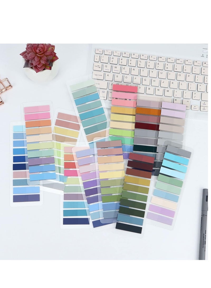 Fanski Sticky Index Tabs, 2400pcs Page Tabs Sticky Flags Markers Clear Sticky Notes Page Colored Writable and Repositionable Index Tabs for Page Marking Classify File  - Image 3