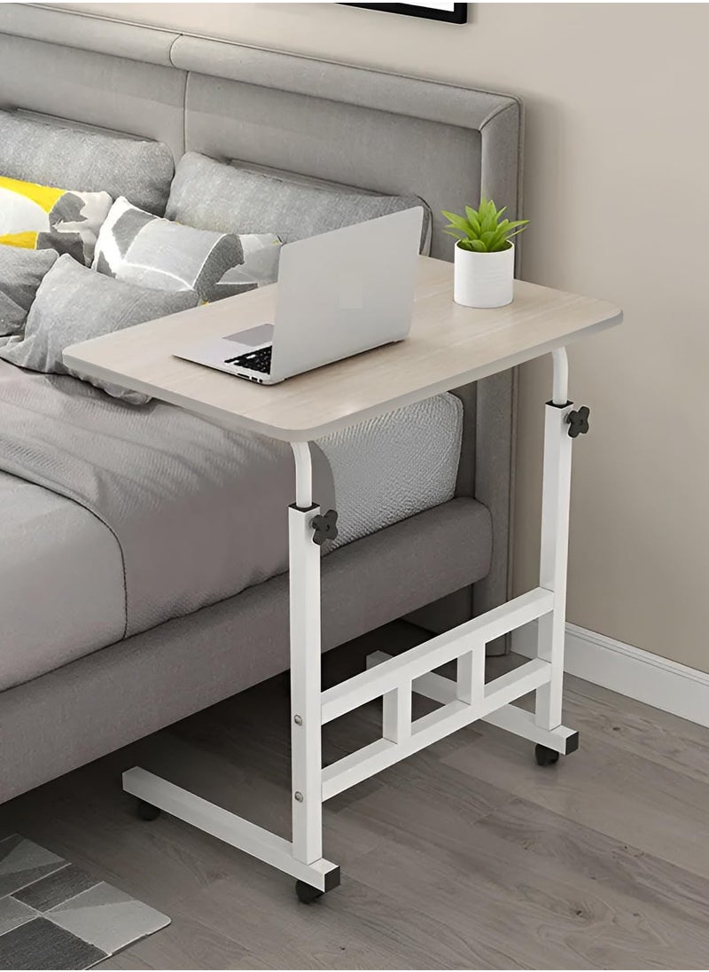 Mobile Laptop Computer Bedside Study Desk Stand Adjustable Portable Table