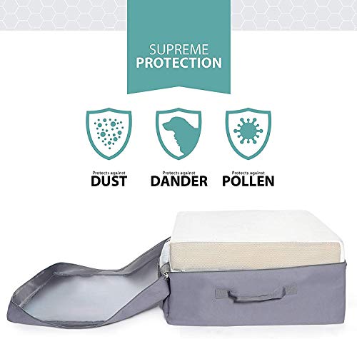 milliard حقيبة مريحة لماتريس تري-فولد توين (75" x 38" x 4") (الماتريس غير مشمول) - Image 5