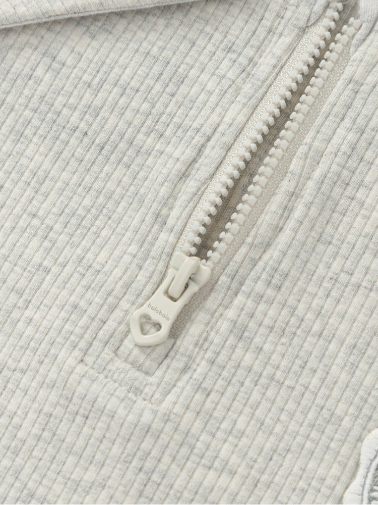 بالابالا طقم بطبقات مع توب طويل وبنطلون واسع للبنات - Image 3