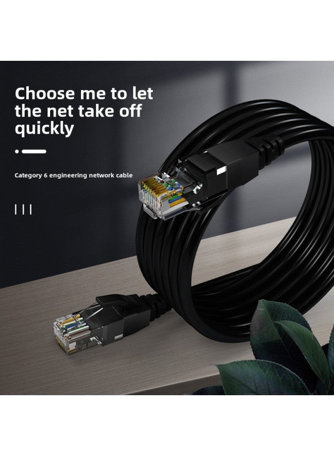Pure Copper Network Cable Household Super 66 Gigabit Computer 55 Router 10 Broadband Finished High-speed Network 15 Meters-Color:Category 5e Short Meters Are Purchased From Another Link-Line Length:2m  - Image 5