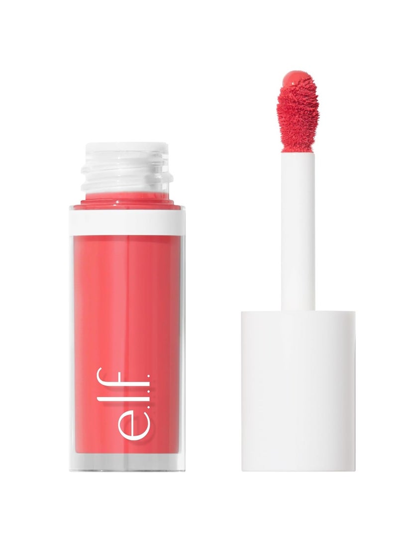 إلف أحمر خدود سائل كامو من إي.إل.إف. - بينكي بروميس - أحمر خدود سائل عالي الصبغة يدوم طويلاً لإطلالة ناعمة وندية | لون خدود قابل للمزج والتكثيف | مكياج وجه نباتي وخالٍ من القسوة - Image 1