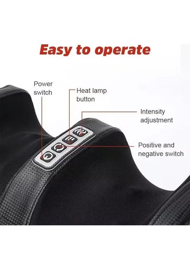 DUNISO Foot Massager with Heat,Foot and Calf Massager with Roller,Shiatsu Heat Kneading Massager,Adjustable Intensity for Foot MassagePain Relief Promotes Blood Circulation,for Home or Office Use - Image 2