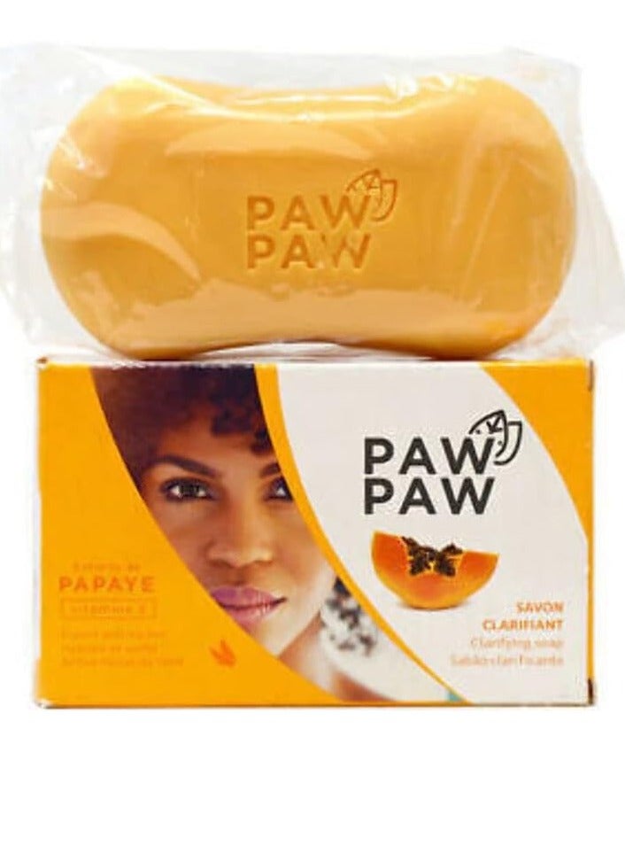 باو باو ثلاثة قطع من صابون منقي بالبابايا وفيتامين هـ 180X3 جم - Image 2