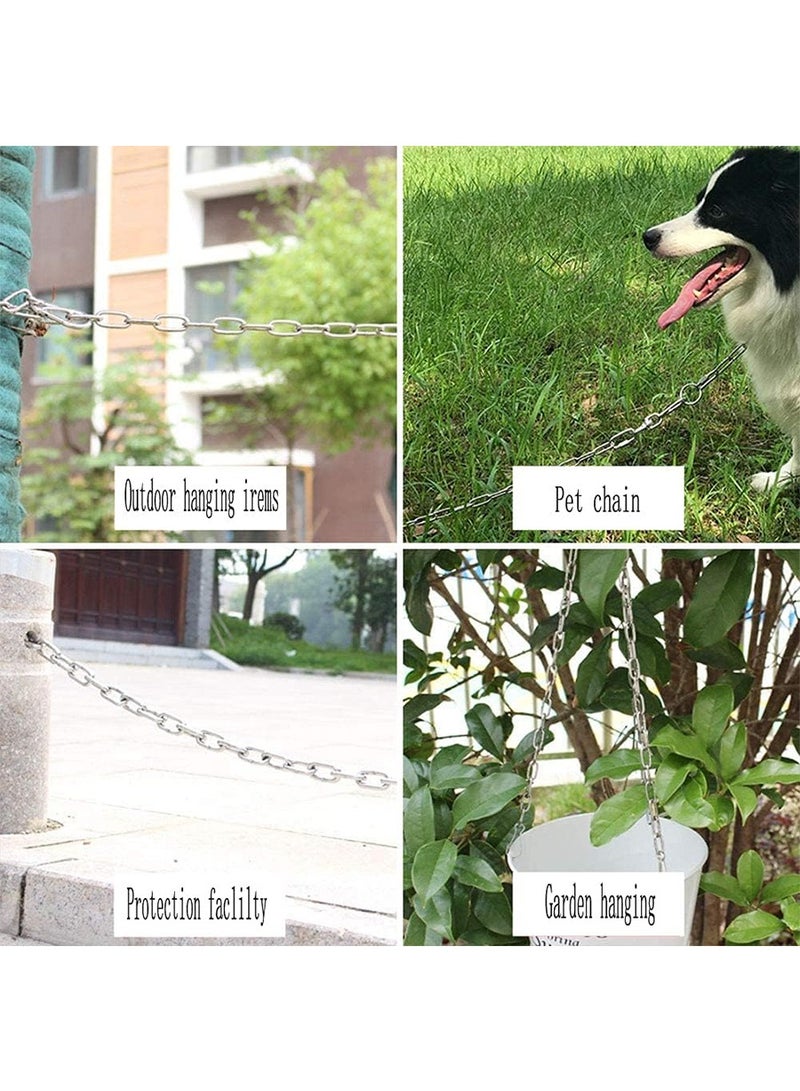 BEIRUI 5 m eters long Stainless steel chain, swing chain, clothesline chain, hanging basket chain, fence chain, indoor and outdoor hardware accessories - Image 3