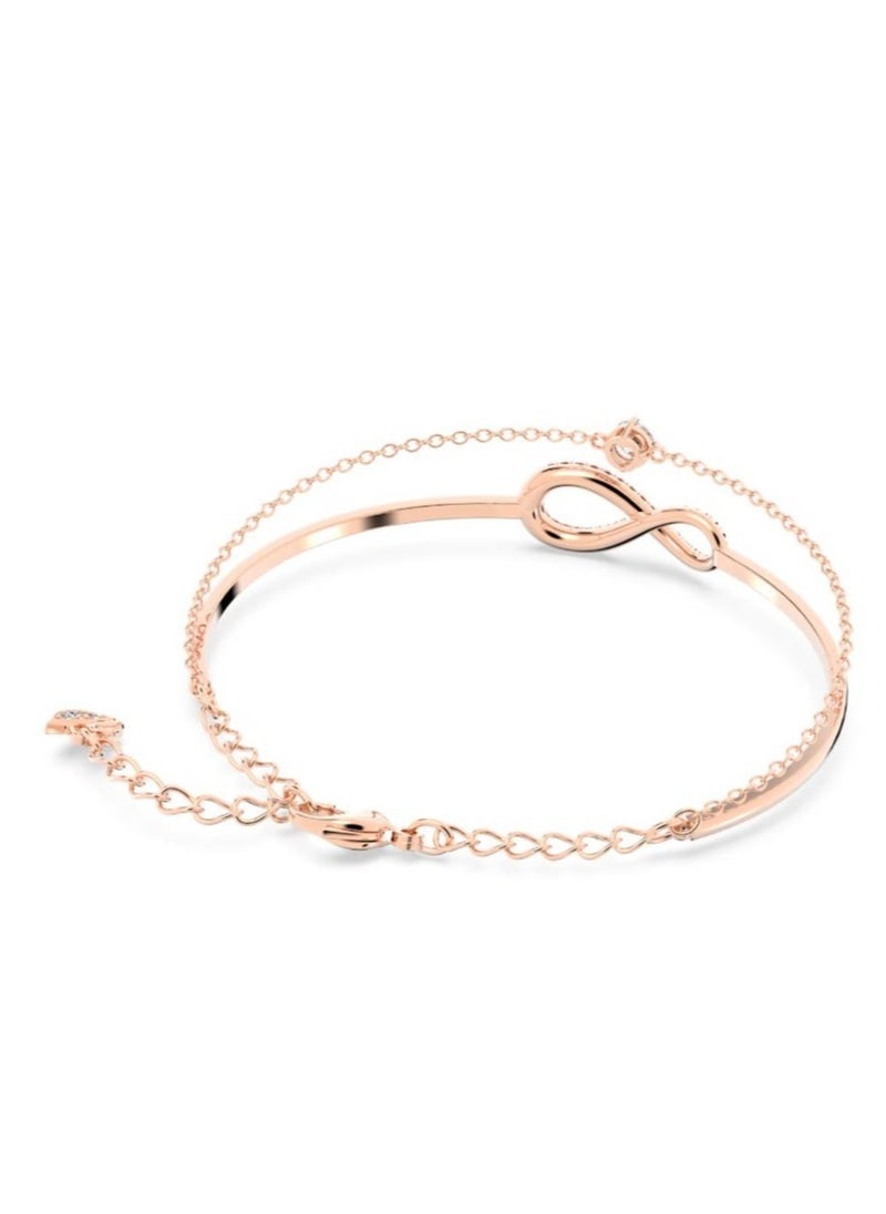 Generic - Women's Infinity Symbol Rhodium Plated Gold Bracelet - Image 1