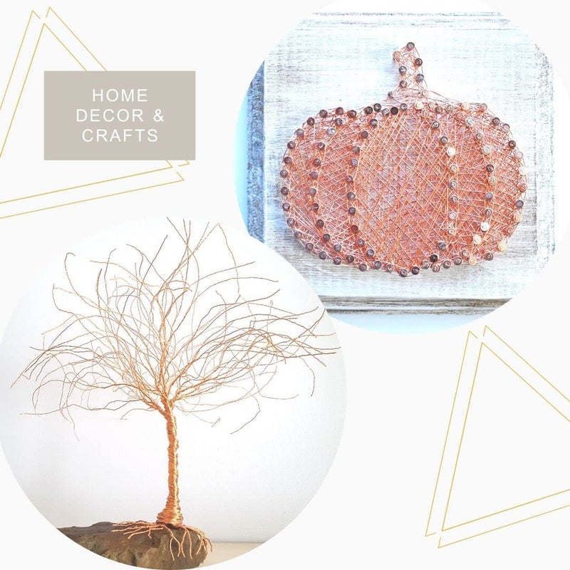 Artistic Wire 26 Gauge Bare Copper Craft Jewelry Wrapping Wire, 30 yd - Image 3