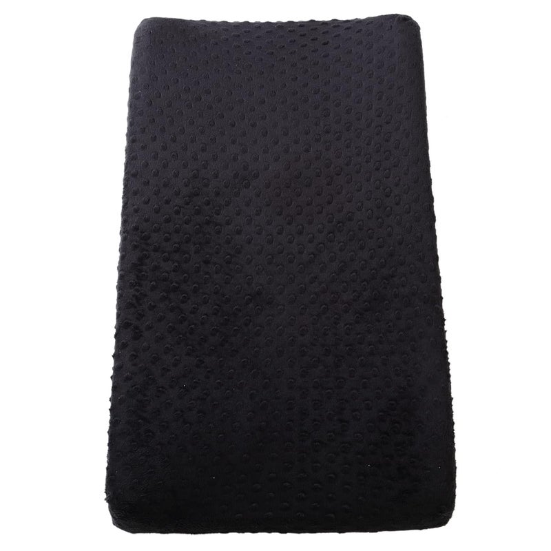 DONOMILO Changing Pad Cover Super Soft Dots SkinFriendly Breathable Wipeable Changing Table Sheets for Baby Boy and Baby Girl Black - Image 1