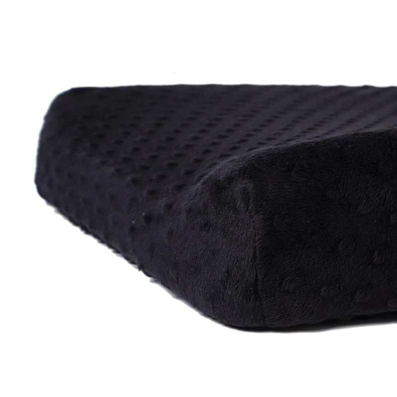 DONOMILO Changing Pad Cover Super Soft Dots SkinFriendly Breathable Wipeable Changing Table Sheets for Baby Boy and Baby Girl Black - Image 3