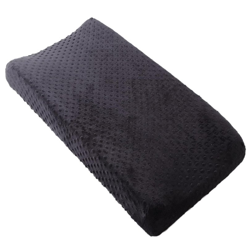 DONOMILO Changing Pad Cover Super Soft Dots SkinFriendly Breathable Wipeable Changing Table Sheets for Baby Boy and Baby Girl Black - Image 2
