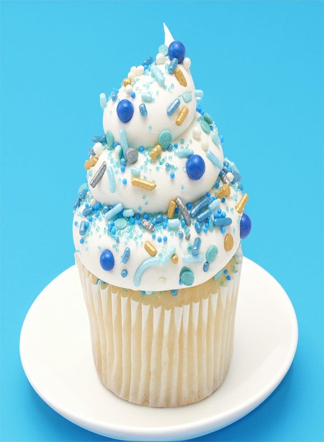 DECOPAC Seaside Deluxe Fusion Mix Candy Sprinkles, 26oz, Edible Sprinkles in Handheld Container, Sugar Cake Decorations For Celebration Cakes, Cupcakes, Cookies, Ice-cream, and Donuts - Image 3
